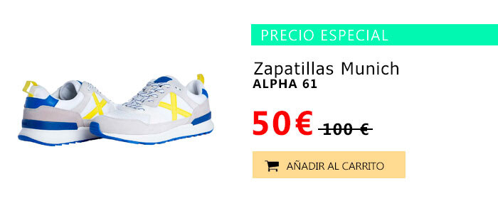 Zapatillas munich con descuento