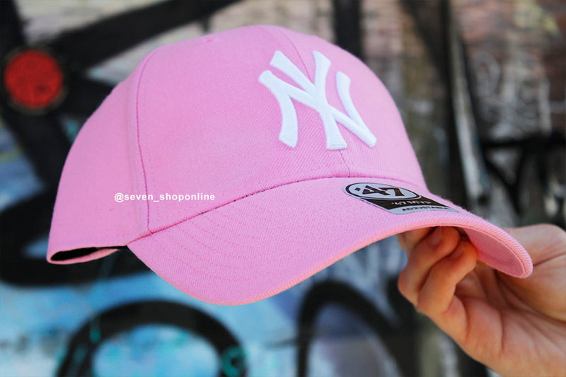 gorra ny rosa