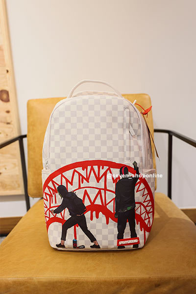 mochila blanca sprayground