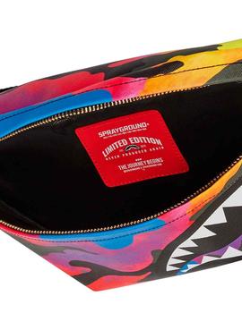 Riñonera Sprayground estampada en tonos multicolor