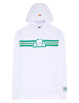 Sudadera blanca con capucha Ellesse Trofeo para hombre