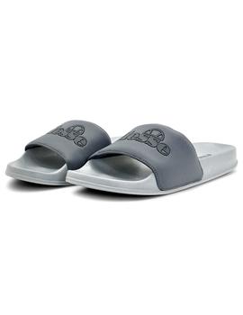 Chanclas grises Ellesse Saro Slide para hombre