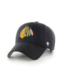 Gorra negra oficial NHL Chicago Blackhawks