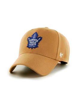 Gorra camel con hoja canadiense Toronto Maple Leafs