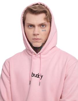 Sudadera Buddy HD rosa para hombre