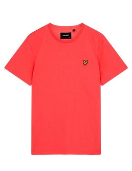 Camiseta rosa fucsia para hombre Lyle Scott