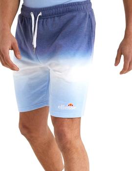 Pantalón corto Ellesse azul degradado para hombre