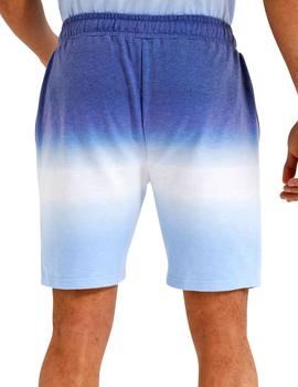 Pantalón corto Ellesse azul degradado para hombre