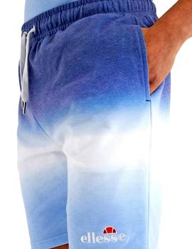 Pantalón corto Ellesse azul degradado para hombre