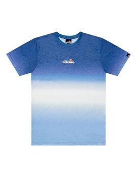 Camiseta azul desteñido Ellesse para hombre