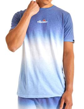 Camiseta azul desteñido Ellesse para hombre