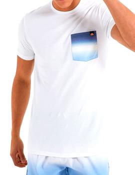 Camiseta Ellesse con bolsillo color blanco