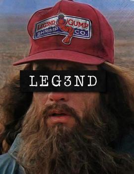 Camiseta Forrest Gump Legend blanca