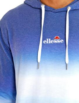 Sudadera capucha Ellesse azul degradado para hombre