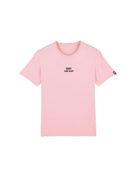 Camiseta rosa Buddy Freak Smile para hombre