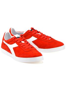 Zapatillas Diadora bajas color rojo para hombre