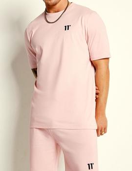 Camiseta rosa 11 Degrees para hombre