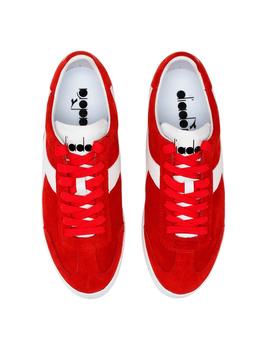 Zapatillas Diadora bajas color rojo para hombre