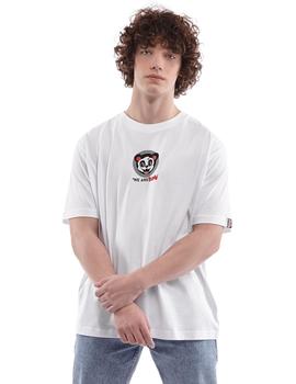 Camiseta Buddy Crazy blanca para hombre