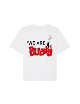 Camiseta Buddy Crazy blanca para hombre