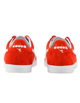 Zapatillas Diadora bajas color rojo para hombre
