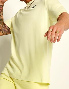 Camiseta amarillo fuerte 11 Degrees para hombre