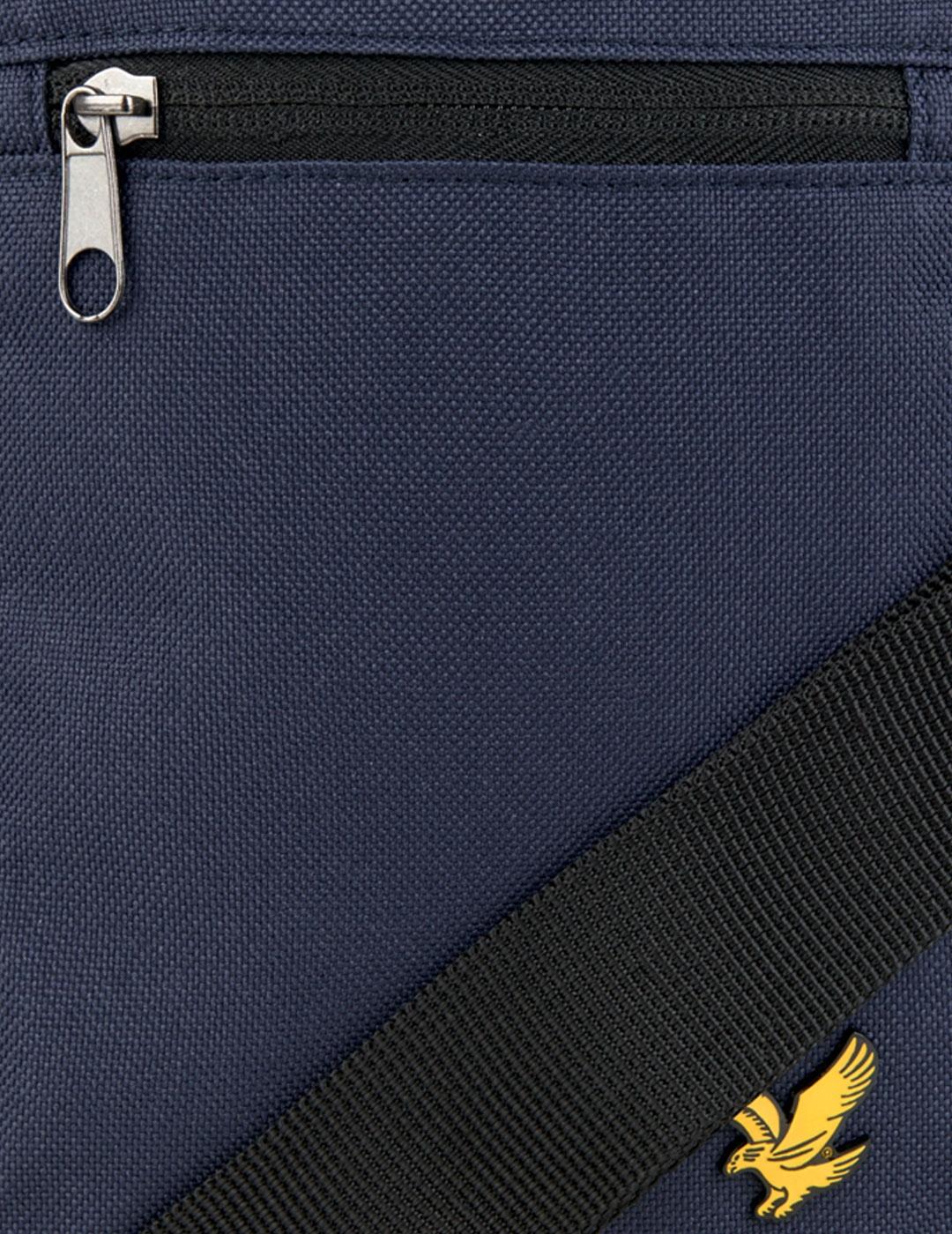 Bandolera mini Lyle Scott azul marino unisex