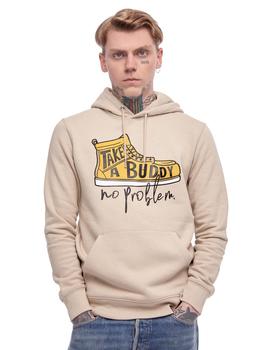 Sudadera Buddy Boot beige para hombre