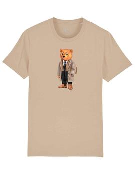 Camiseta Baron Filou crema oso gentleman