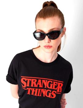 Camiseta Stranger Things x Champion negra unisex