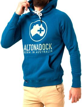 Sudadera Altona Dock azul cobalto para hombre