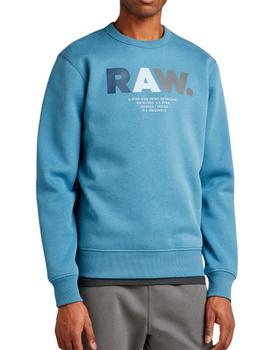 Sudadera G Star Raw Ashor azul para hombre