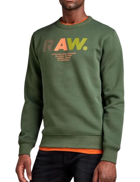 Sudadera Star verde hombre | Envío 24h