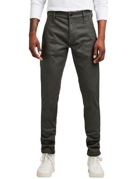 Pantalón pitillo G Star Raw verde oscuro para hombre