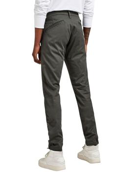 Pantalón pitillo G Star Raw verde oscuro para hombre