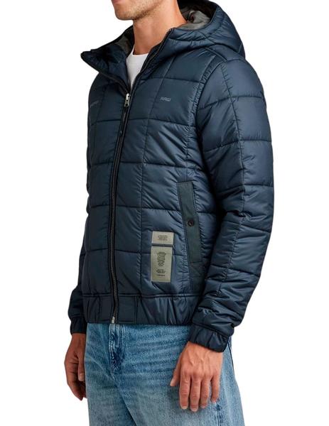 Chaqueta G-Star Raw Attacc Bomber para Hombre con Cremallera Azul Zafiro  Talla M