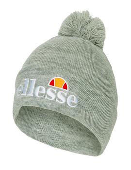 Gorro con pompón Ellesse color gris liso