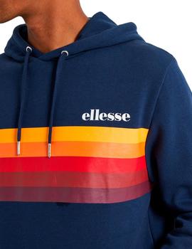 Sudadera de capucha Ellesse Gruss azul marino para chico