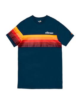 Camiseta Ellesse a rayas azul marino para chico