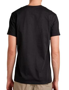 Camiseta G Star Raw Multi Colored negra para hombre