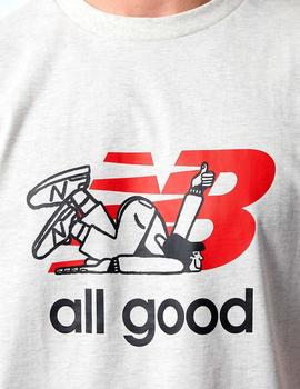 Camiseta New Ballance all good x Sebacuri gris para chico