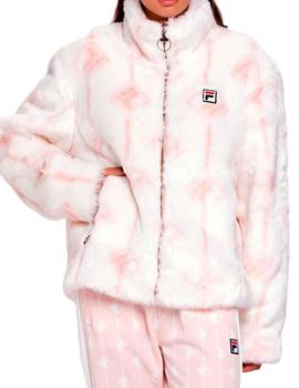 Chaqueta Fila pelo rosa Haruto para mujer