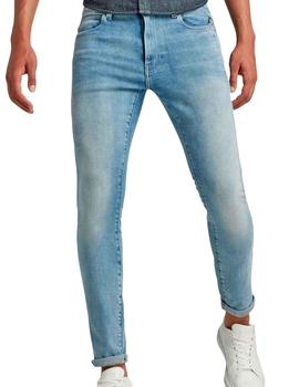 Vaquero pitillo G Star Raw azul claro para hombre