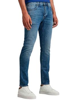 Vaquero Slim G Star Raw azul clásico para hombre