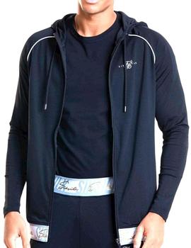 Chaqueta chándal Siksilk negro SS 19152