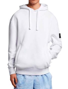 Sudadera blanca con bolsillos zip Lyle Scott