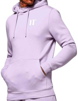 Sudadera 11 Degrees lila con capucha para hombre