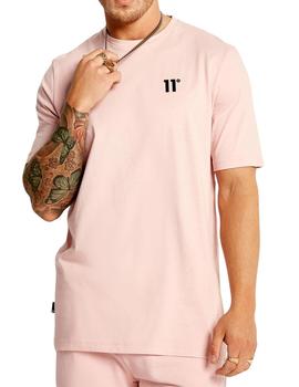 Camiseta rosa 11 Degrees para hombre