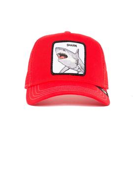 Gorra Goorin Bros tiburón roja