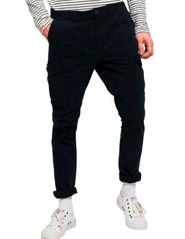 Pantalón Superdry Cargo negro para hombre